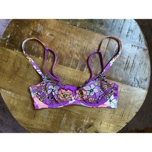 Savage x Fenty Rihanna‎ Mod Poppy Balconette Bra Purple 30B NWOT